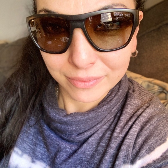 Authentic PRADA Linea Rossa 59 Square Polarized logo sunglasses - Picture 14 of 16